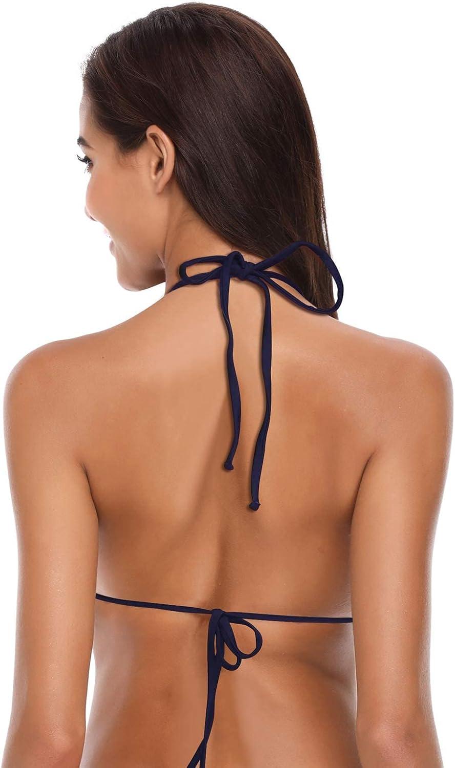 image:imageOcean Blues Womens Triangle Bikini TopNavy Blue