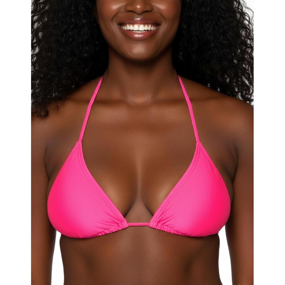 image:imageOcean Blues Womens Triangle Bikini TopHot Pink