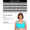 Ocean Blues Women’s Plus Size Bikini Top Twist Front Molded Bathing Suit Top(Sky Blue)