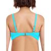 Ocean Blues Women’s Plus Size Bikini Top Twist Front Molded Bathing Suit Top(Sky Blue)