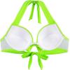 Ocean Blues Women’s Push Up Bikini Top Halter Swimsuit Top(Neon Green)