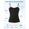Ocean Blues Women’s Strapless Bandeau Swimsuit Top Ruched Tummy Control Tankini Top Only(Desert Lily)