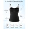 Ocean Blues Women’s Strapless Bandeau Swimsuit Top Ruched Tummy Control Tankini Top Only(Leopard)