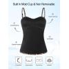 Ocean Blues Women’s Strapless Bandeau Swimsuit Top Ruched Tummy Control Tankini Top Only(Savanna)