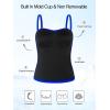Ocean Blues Women’s Strapless Bandeau Tankini Top Tummy Control Bathing Suit Top Only(Royal Blue)