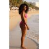 Ocean Blues Women’s Triangle Bikini Top(Hot Pink)