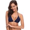 Ocean Blues Women’s Triangle Bikini Top(Navy Blue)