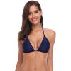 Ocean Blues Women’s Triangle Bikini Top(Navy Blue)