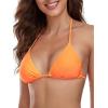 Ocean Blues Women’s Triangle Bikini Top(Orange)