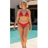 Ocean Blues Women’s Triangle Bikini Top(Red)