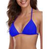 Ocean Blues Women’s Triangle Bikini Top(Royal Blue)
