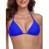 Ocean Blues Women’s Triangle Bikini Top(Royal Blue)