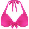 Ocean Blues Women’s Push Up Bikini Top Halter Swimsuit Top(Hot Pinkl)