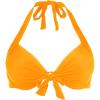 Ocean Blues Women’s Push Up Bikini Top Halter Swimsuit Top(Neon Orange)