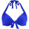 Ocean Blues Women’s Push Up Bikini Top Halter Swimsuit Top(Royal Blue)