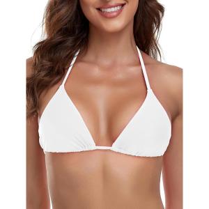 Ocean Blues Women’s Triangle Bikini Top(White)