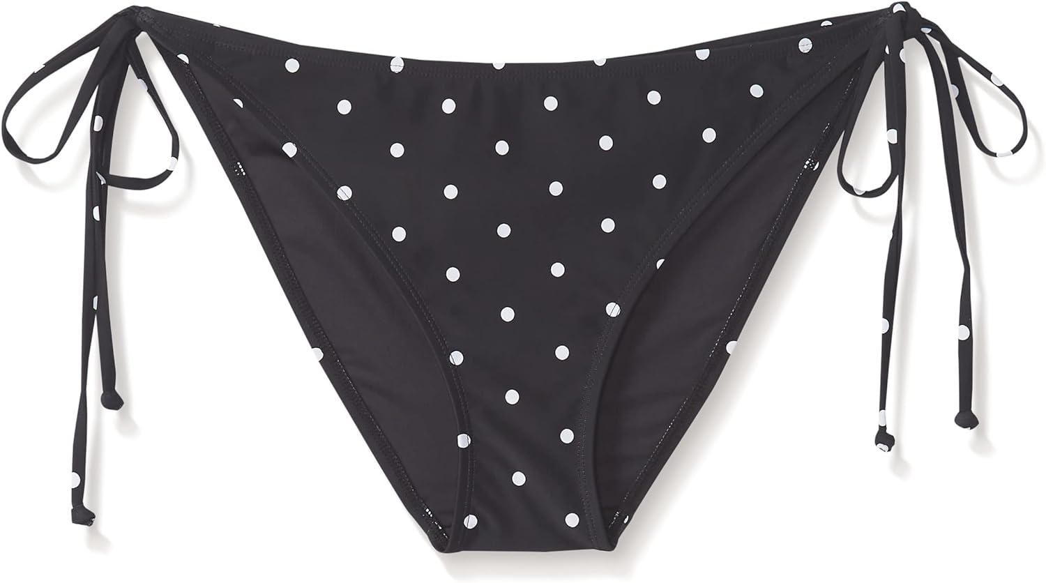 image:imageOcean Blues Womens Triangle Bikini BottomWhite Black Dot
