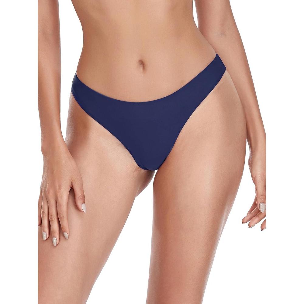 image:imageOcean Blues Womens Cheeky Brazilian Cut Bikini BottomNavys
