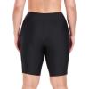 Ocean Blues Women’s 8″ High Waisted Swim Shorts with Pockets Tummy Control Board Shorts UPF 50+ Beach Shorts(Black)
