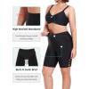 Ocean Blues Women’s 8″ High Waisted Swim Shorts with Pockets Tummy Control Board Shorts UPF 50+ Beach Shorts(Black)