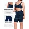 Ocean Blues Women’s 8″ High Waisted Swim Shorts with Pockets Tummy Control Board Shorts UPF 50+ Beach Shorts(Navy Blue)