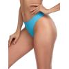 Ocean Blues Women’s Cheeky Brazilian Cut Bikini Bottom(Baby Blue)
