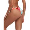 Ocean Blues Women’s Cheeky Brazilian Cut Bikini Bottom(Blue Floral)