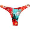 Ocean Blues Women’s Cheeky Brazilian Cut Bikini Bottom(Blue Floral)