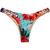 Ocean Blues Women’s Cheeky Brazilian Cut Bikini Bottom(Blue Floral)