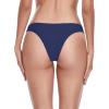 Ocean Blues Women’s Cheeky Brazilian Cut Bikini Bottom(Navys)