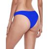 Ocean Blues Women’s Cheeky Brazilian Cut Bikini Bottom(Royal Blues)