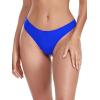 Ocean Blues Women’s Cheeky Brazilian Cut Bikini Bottom(Royal Blues)