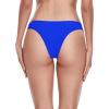 Ocean Blues Women’s Cheeky Brazilian Cut Bikini Bottom(Royal Blues)