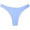 Ocean Blues Women’s Cheeky Brazilian Cut Bikini Bottom(Sea Blue)