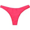 Ocean Blues Women’s Cheeky Brazilian Cut Bikini Bottom(Watermelon Red)