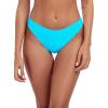Ocean Blues Women’s Cheeky High Leg Bikini Bottom Mid Rise Swim Bottom(Sky Blue)