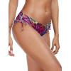 Ocean Blues Women’s Full Coverage Swim Bottom Tie Sides Bikini Bottom(Animal Print)