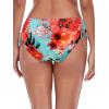 Ocean Blues Women’s Full Coverage Swim Bottom Tie Sides Bikini Bottom(Blue Floral)