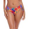 Ocean Blues Women’s Full Coverage Swim Bottom Tie Sides Bikini Bottom(Colorful Floral)