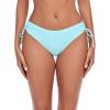 Ocean Blues Women’s Full Coverage Swim Bottom Tie Sides Bikini Bottom(Eggshell Blue)