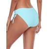 Ocean Blues Women’s Full Coverage Swim Bottom Tie Sides Bikini Bottom(Eggshell Blue)
