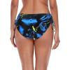 Ocean Blues Women’s Full Coverage Swim Bottom Tie Sides Bikini Bottom(Feather Print)
