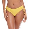 Ocean Blues Women’s Full Coverage Swim Bottom Tie Sides Bikini Bottom(Lemon Yellow)