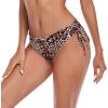 Ocean Blues Women’s Full Coverage Swim Bottom Tie Sides Bikini Bottom(Leopard-b)
