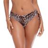Ocean Blues Women’s Full Coverage Swim Bottom Tie Sides Bikini Bottom(Leopard-b)