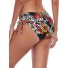 Ocean Blues Women’s Full Coverage Swim Bottom Tie Sides Bikini Bottom(Multi Leopard)