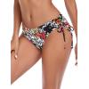 Ocean Blues Women’s Full Coverage Swim Bottom Tie Sides Bikini Bottom(Multi Leopard)