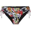 Ocean Blues Women’s Full Coverage Swim Bottom Tie Sides Bikini Bottom(Multi Leopard)