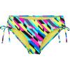 Ocean Blues Women’s Full Coverage Swim Bottom Tie Sides Bikini Bottom(Neon Striped)