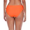 Ocean Blues Women’s Full Coverage Swim Bottom Tie Sides Bikini Bottom(Orange-red)